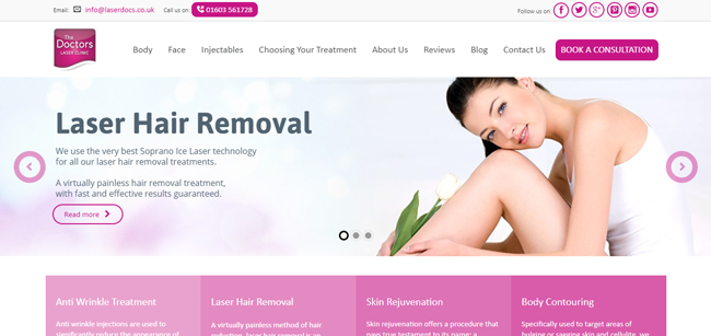 5 mẫu thiết kế trang web Nha Khoa thiết kế web spa website bệnh viện