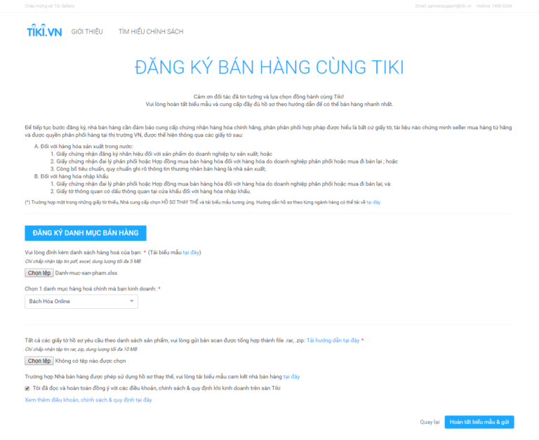 cách bán hàng trên tiki