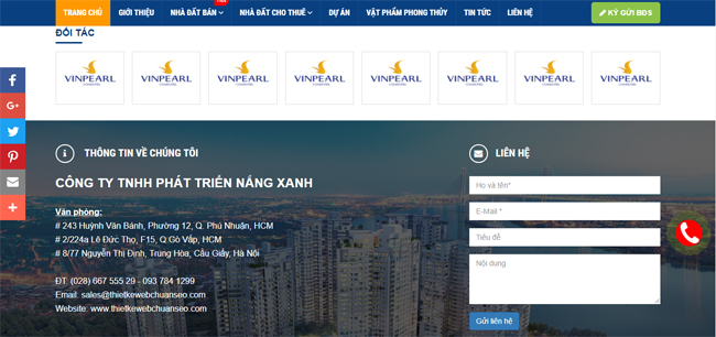 Thiết kế website đĩa ốc