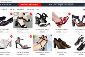 Bán hàng giày dép online