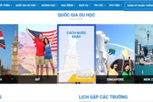 Thiết kế web du học